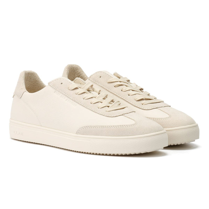 Clae Deane Zapatillas Blancas De Cuero Para Hombre