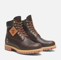 Timberland Premium Espresso 6 Inch Botas De Cuero Marrón Para Hombre