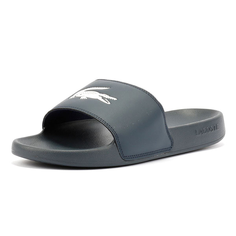 Lacoste Serve Slide 0.0 Sandalias Azules Para Hombres