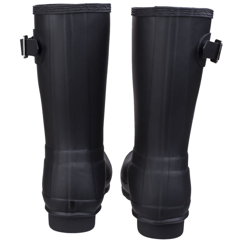 Hunter Original Short Botas De Agua Negras Para Mujer
