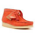 Clarks Originals Wallabee Botas De Mujer De Ante En Color Naranja