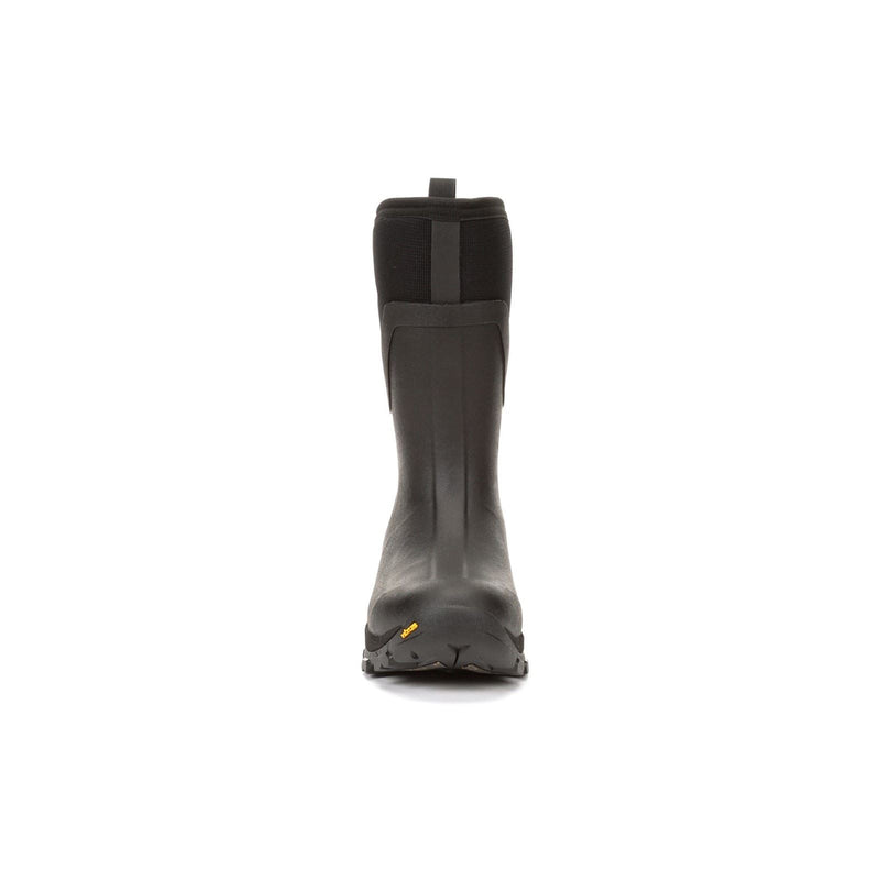 Muck Boots Arctic Ice Mid AGAT Botas De Agua Negras/Rosa Fuerte De Goma