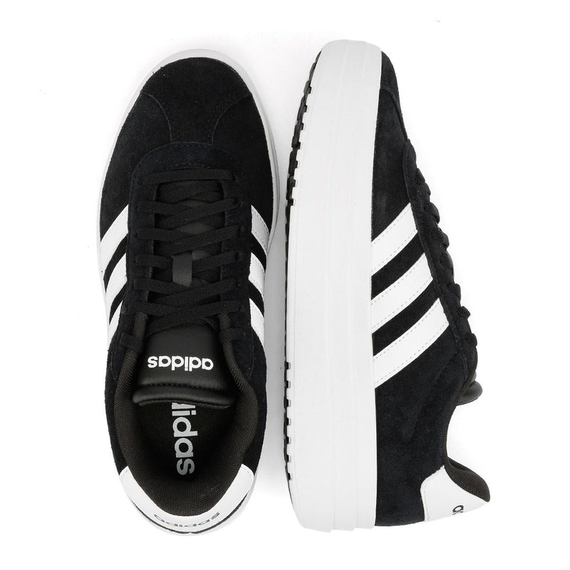 Adidas VL Court Bold Zapatillas De Cuero Para Mujer En Negro