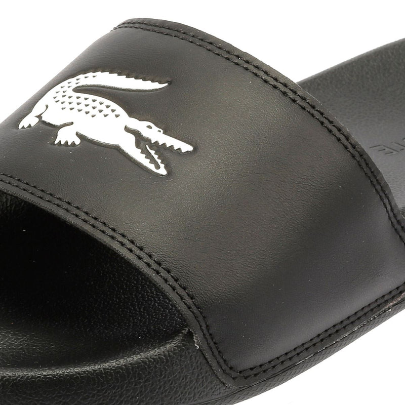 Lacoste Serve Slide 0.0 Sandalias Negras Para Mujer