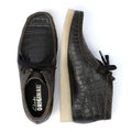 Clarks Originals Wallabee Harajuku Botas Negras De Cuero Para Mujer
