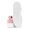 Hugo Lyssa Tennis Zapatillas De Deporte Blancas De Cuero Para Mujer