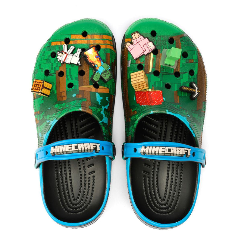 Crocs Minecraft Classic Sandalias Verdes