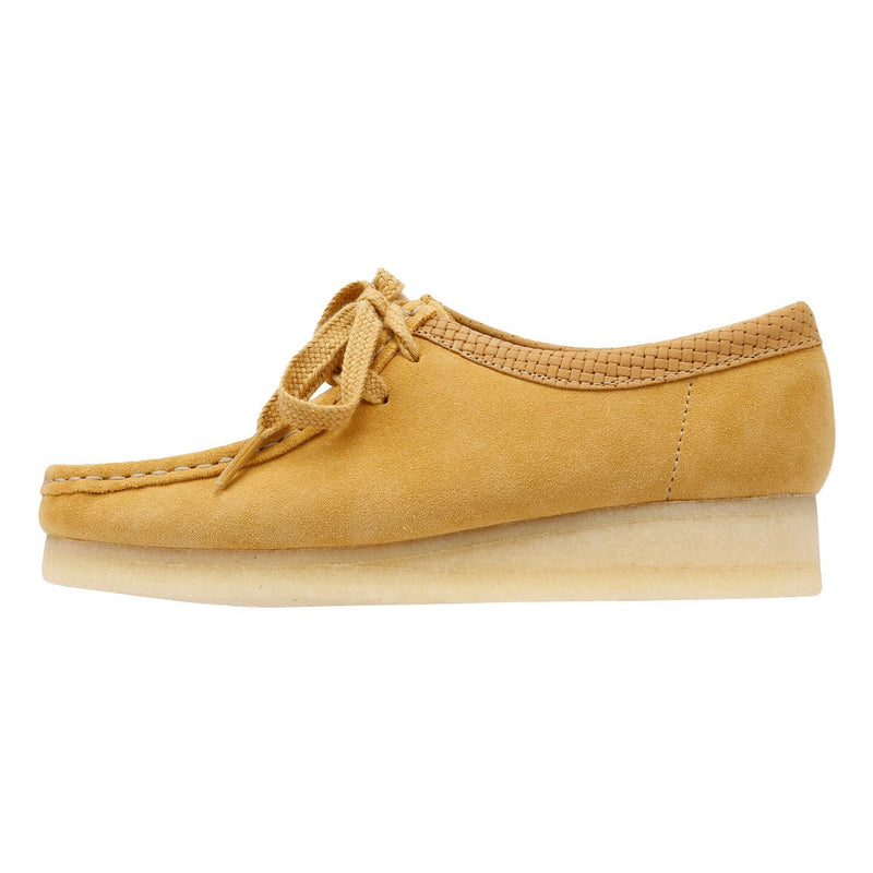 Clarks Originals Wallabee Zapatos Marrones De Ante Para Mujer