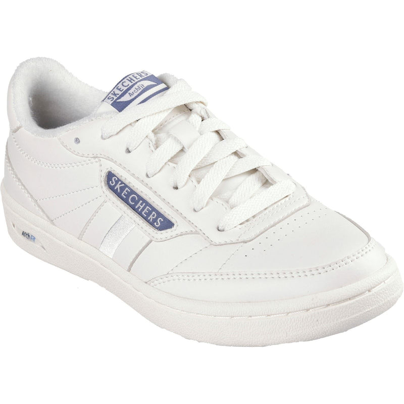 Skechers Arch Fit Classic Zapatillas Sintéticas Para Mujer En Color Blanco Roto