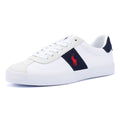 Ralph Lauren Vulc II Zapatillas Blancas De Cuero Para Hombre