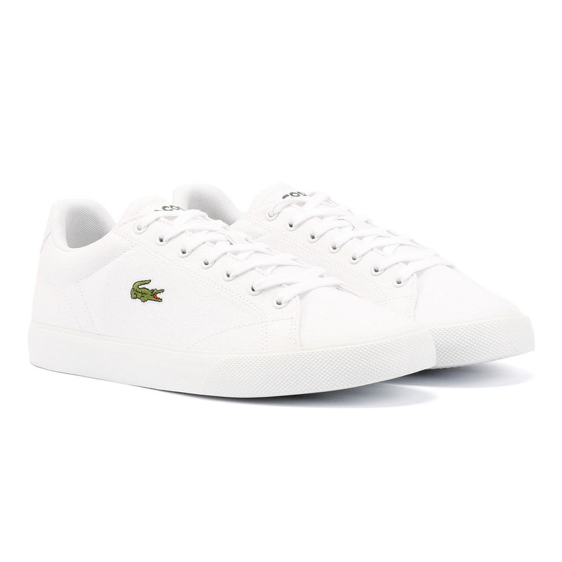 Lacoste Lerond Set Zapatillas Blancas De Cuero Para Hombre