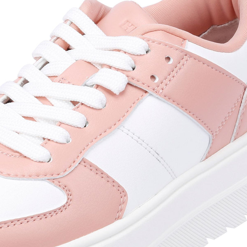 Hugo Lyssa Tennis Zapatillas De Deporte Blancas De Cuero Para Mujer