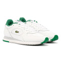 Lacoste Linetrack Zapatillas Blancas De Cuero Para Hombre