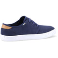 TOMS Carlo Zapatillas De Lona De Herencia En Azul Marino Para Hombre.