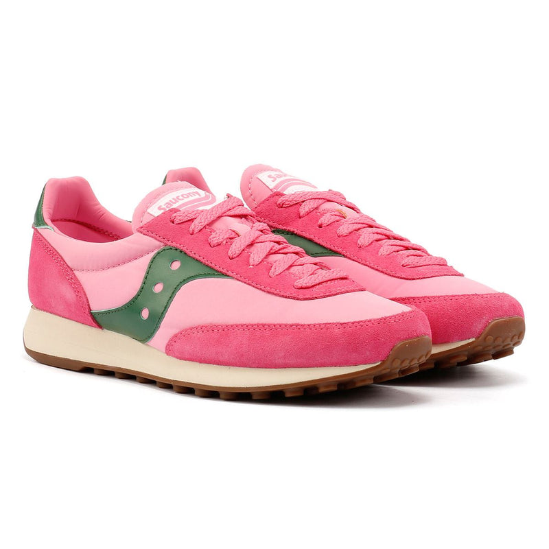Saucony Trainer 80 Zapatillas De Gamuza Rosadas