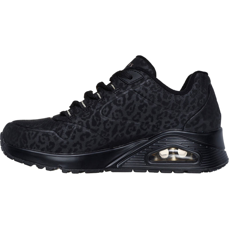 Skechers Uno Kat-Neato Zapatillas De Mujer Negras Sintéticas