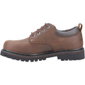 Skechers Tom Cats Zapatos De Hombre De Cuero Oscuro Con Cordones Marrón Oscuro