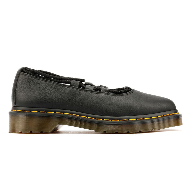 Dr. Martens Elphie II Virginia Zapatos De Mujer De Cuero Negros