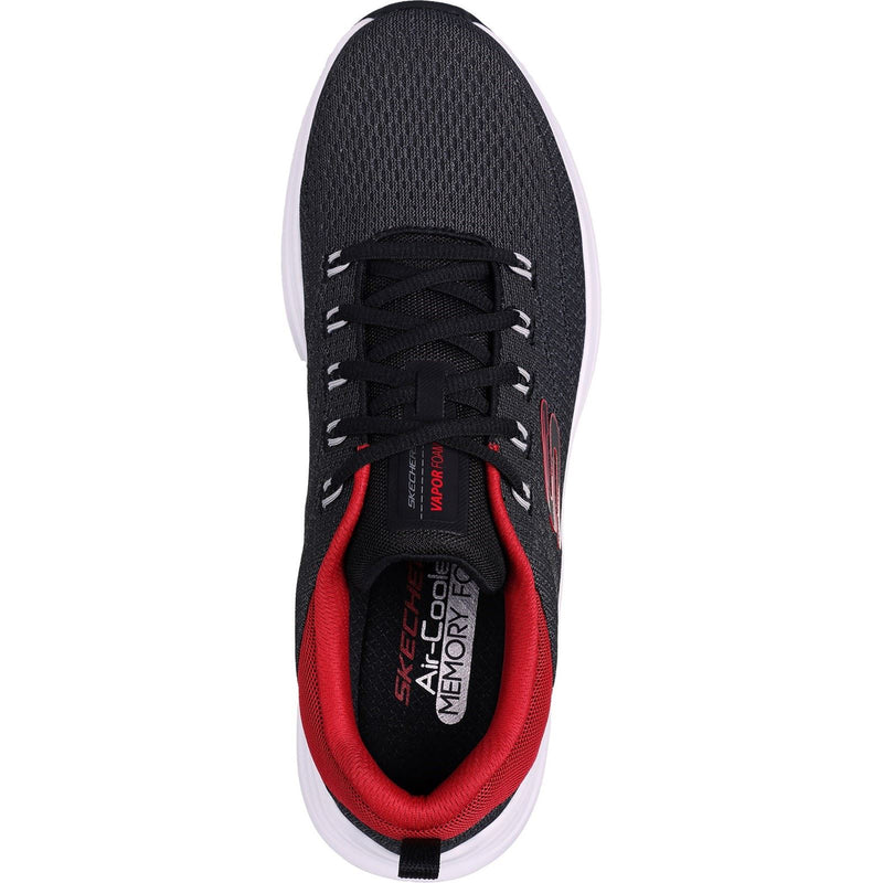 Skechers Vapor Foam Varien Zapatillas De Deporte Para Hombre En Negro/Rojo.
