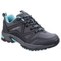Cotswold Abbeydale Low Botas De Senderismo Para Mujer En Gris/Negro/Aguamarina
