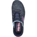 Skechers Summits Dazzling Haze Zapatillas De Tela Para Mujer En Azul Marino/Morado