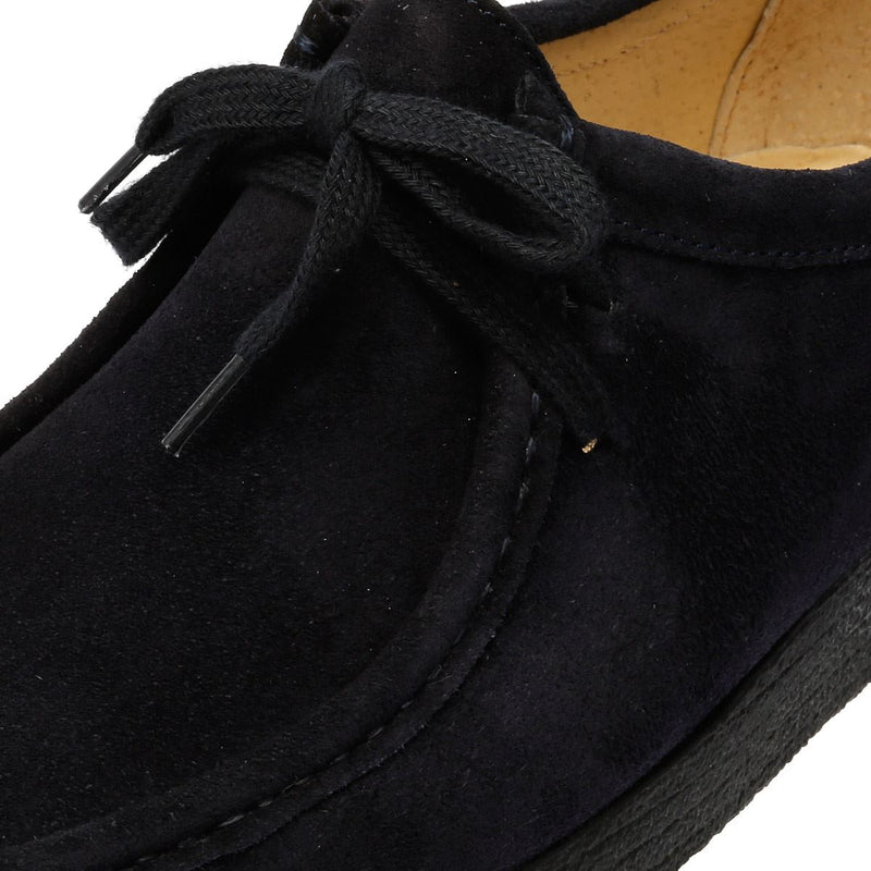 Tower Footwear Apache Zapatos Azules De Ante Para Hombre Con Cordones.