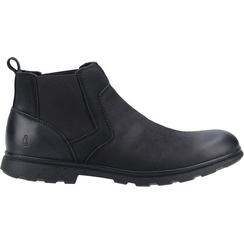 Hush Puppies Tyrone Botas Negras De Cuero Para Hombre.