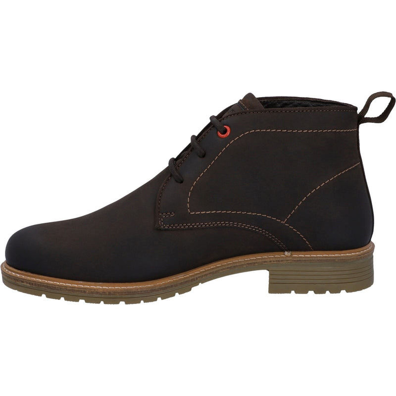 Hunter Jura Botas De Cuero Marrón Para Hombre