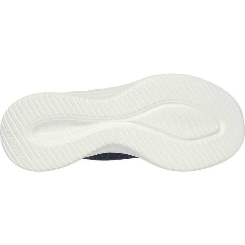 Skechers Ultra Flex 3.0 Easy Step Zapatillas De Tela Para Mujer En Azul Marino/Lavanda