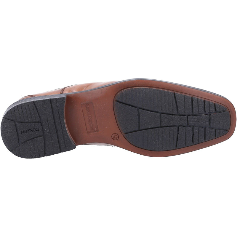 Hush Puppies Brandon Zapatos De Cuero Para Hombre En Color Marrón Claro Con Cordones.