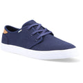 TOMS Carlo Zapatillas De Lona De Herencia En Azul Marino Para Hombre.