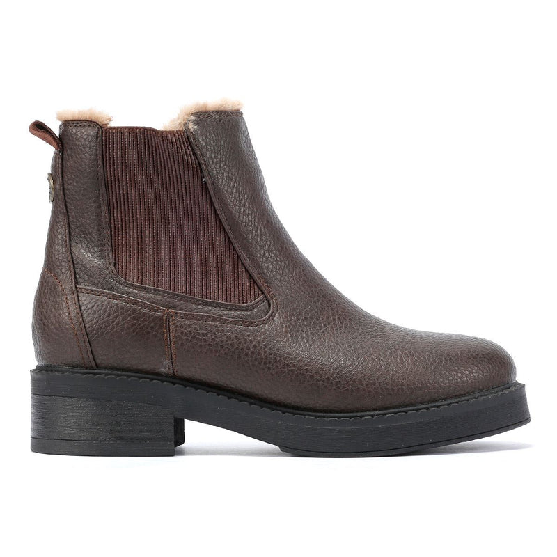 Blowfish Malibu Vera Cozy Botas Marrones De Mujer De Piel Sintética