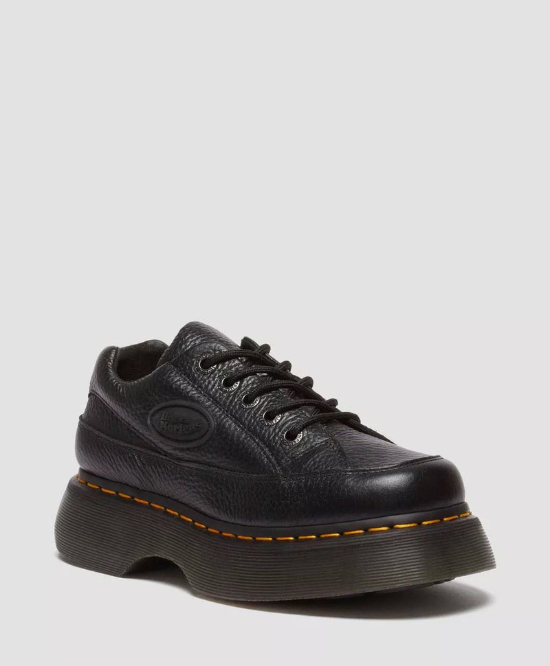 Dr. Martens Buzz 5I Zapatos De Mujer De Cuero Negros
