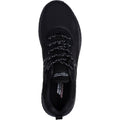 Skechers Bobs Squad Chaos Elevated Drift Zapatillas De Hombre Negras De Poliuretano.