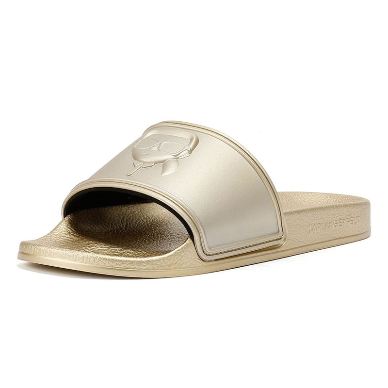 Karl Lagerfeld Kondo 2.0 Karl NFT Sandalias Doradas Para Mujer