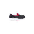 Skechers Go Walk 6 Zapatillas De Mujer Negras/Rosa Flúor De Poliéster