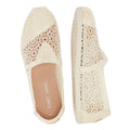 TOMS Apargata Crochet Natural  Espadrilles Women's Beige Sandal