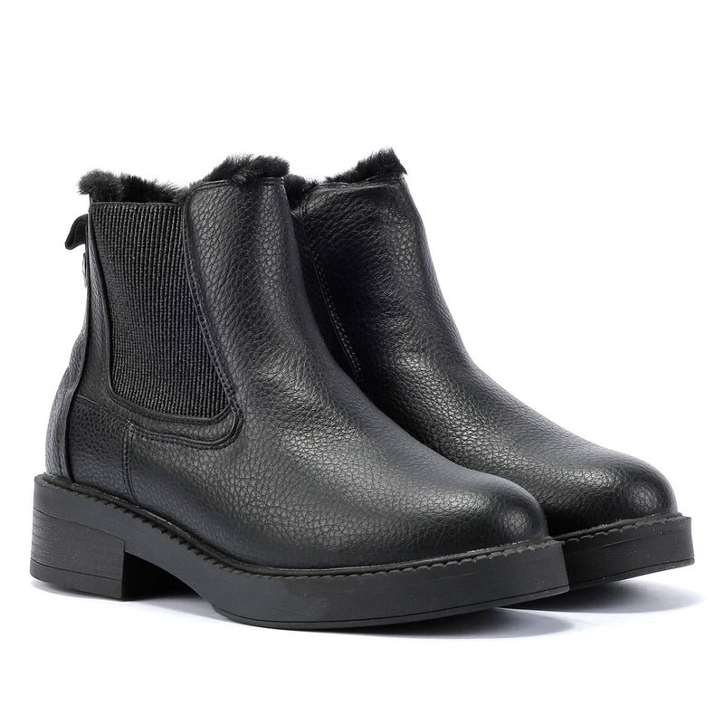 Blowfish Malibu Vera Cozy Botas Negras De Mujer De Piel Sintética.