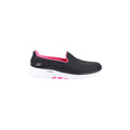 Skechers Go Walk 6 Zapatillas De Mujer Negras/Rosa Flúor De Poliéster