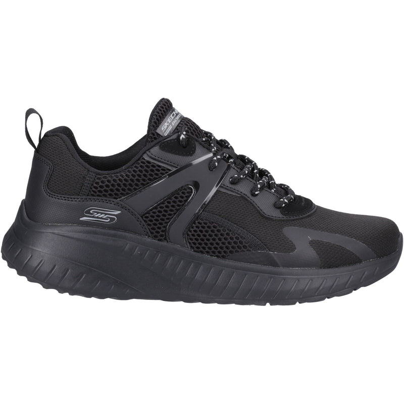 Skechers Bobs Squad Chaos Elevated Drift Zapatillas De Hombre Negras De Poliuretano.