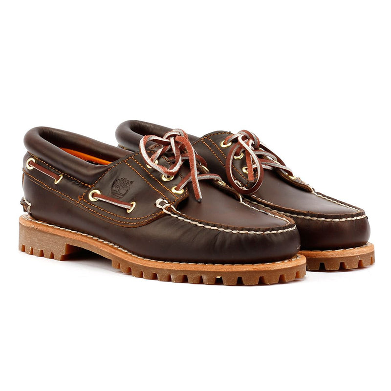 Timberland Noreen 3 Eye Zapatos De Mujer De Cuero Marrón