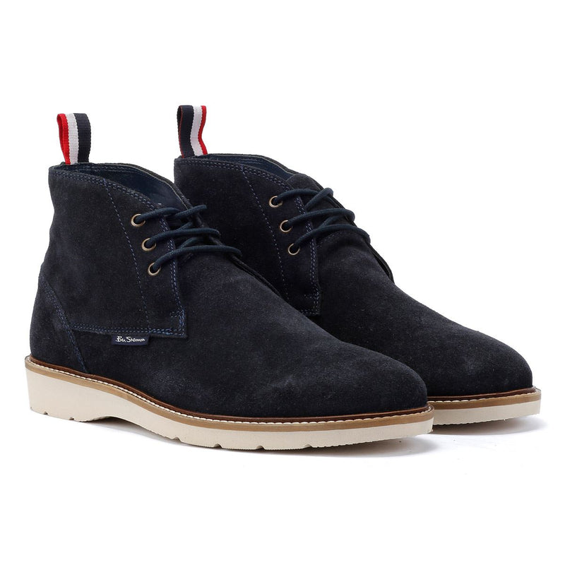 Ben Sherman Hampton Botas Azules De Ante Para Hombre