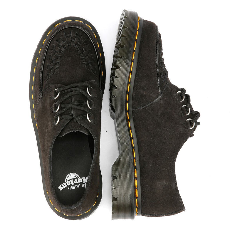 Dr. Martens Ramsey EH Zapatos Negros De Ante Cómodos