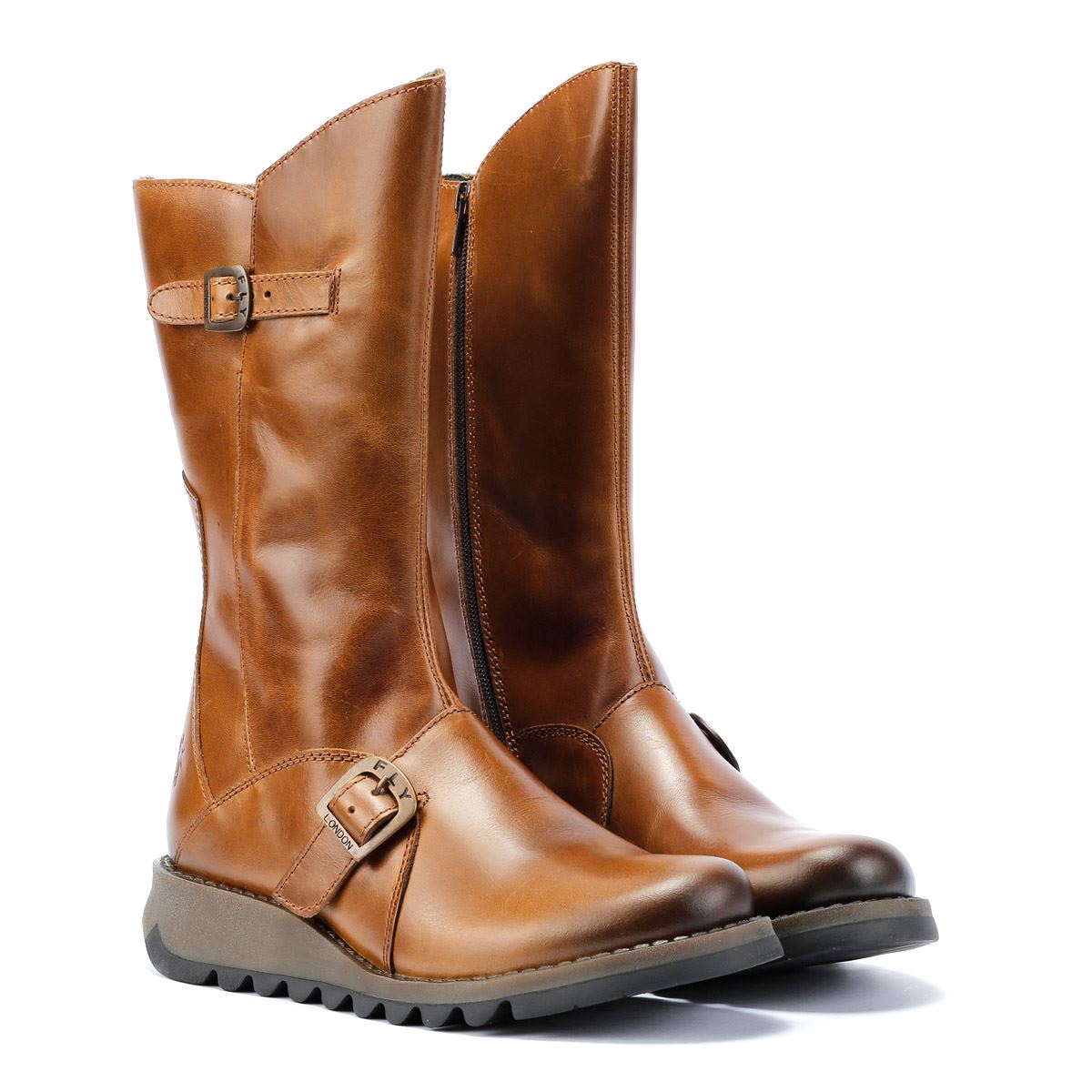 Fly London Mes 2 Botas Marrones De Piel Para Mujer Tower London.es