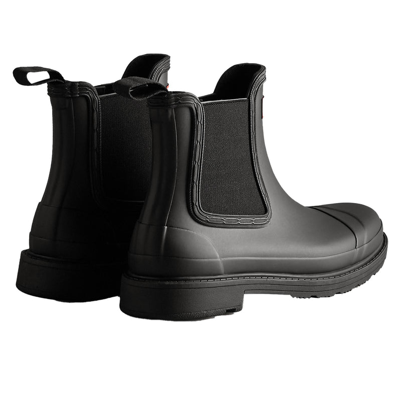 Hunter Commando Botas De Agua Negras Para Mujer