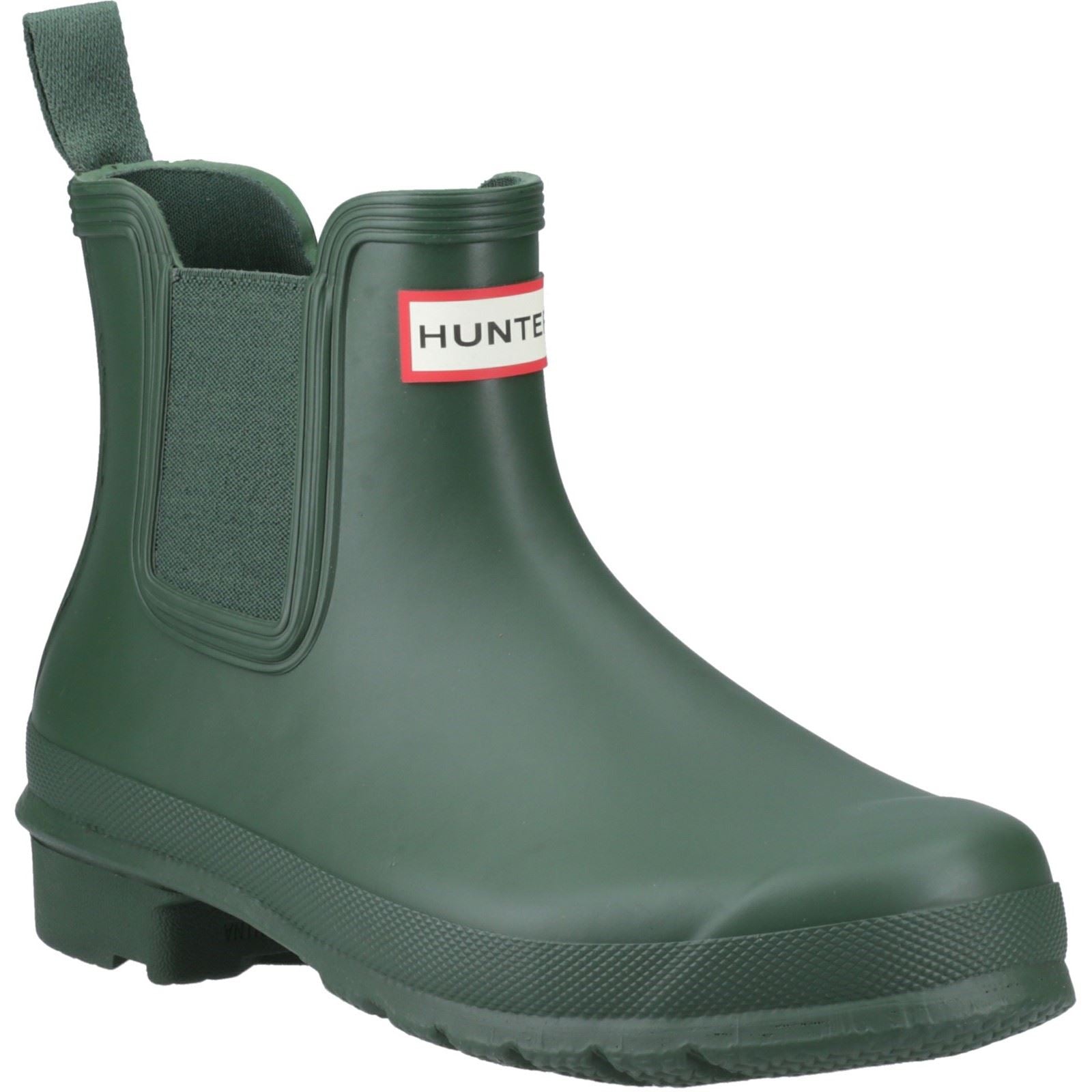 Hunter Original Chelsea Botas De Agua Verdes Para Mujer