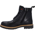 Hunter Cawdor Zapatos Negros Brogues De Cuero Para Hombre