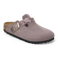 Flower Mountain Boston Braided Zuecos De Mujer De Ante Morado