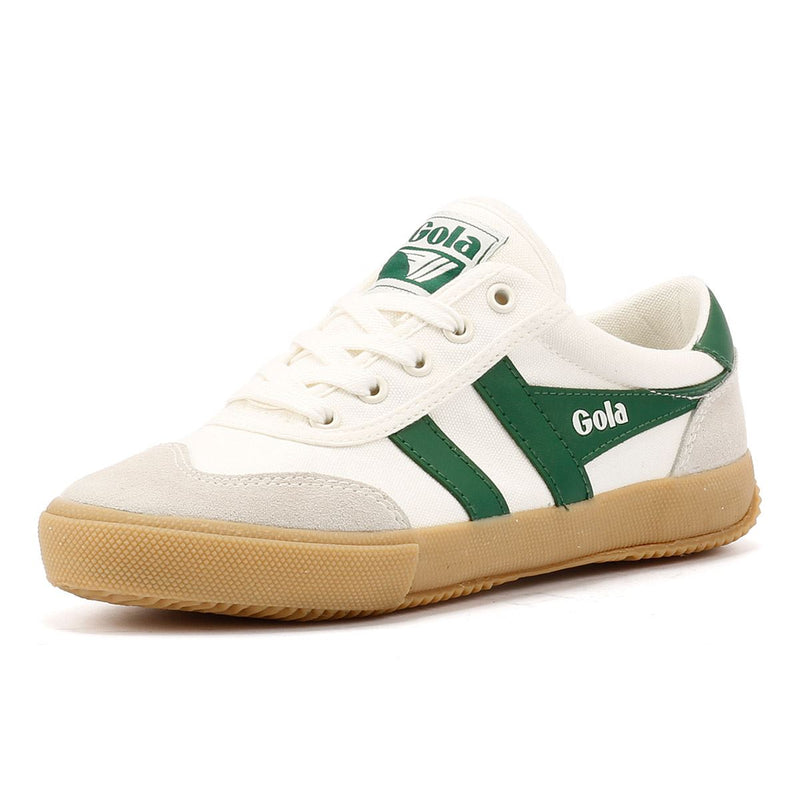 Gola Badminton Zapatillas Blancas De Lona Para Mujer