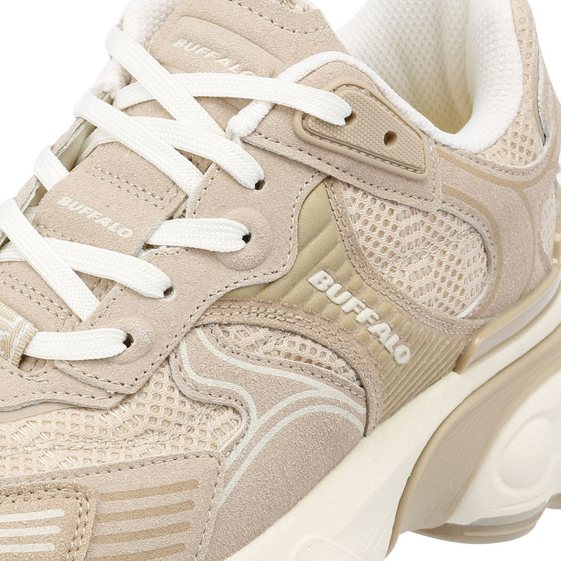Buffalo Truck Zapatillas Beige Para Mujer